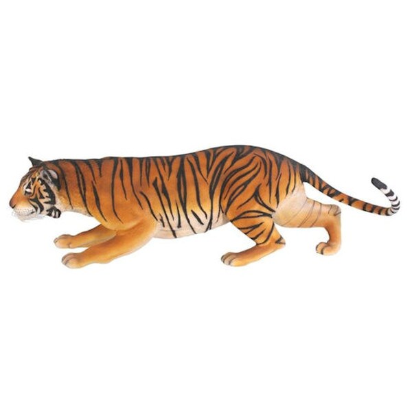 Bengal Tiger Statue Fiberglass Large Scale Cat Realistic Garden Sculpture